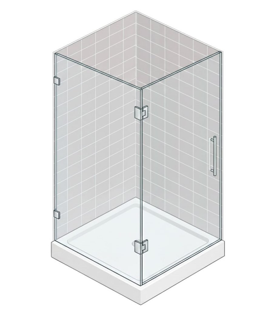 90-Degree Corner Enclosures