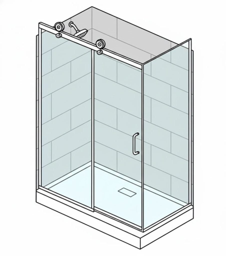 Frameless Sliding Shower Doors