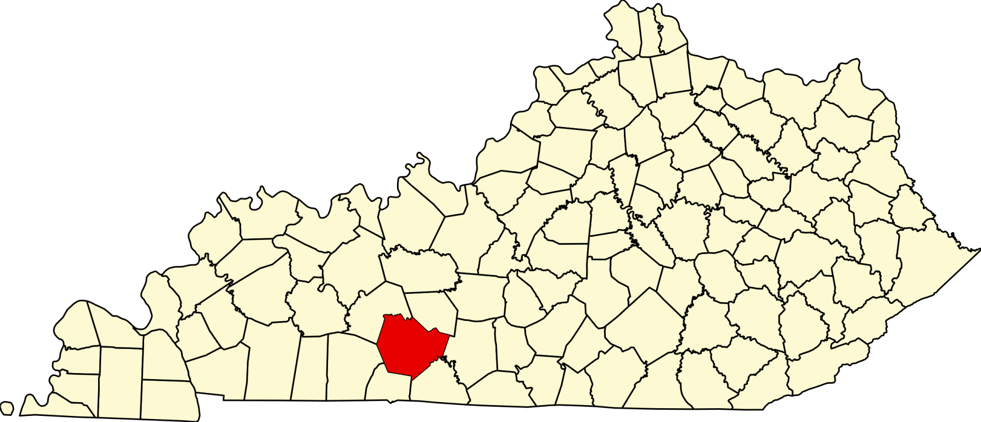 map of kentucky highlighting warren county.svg